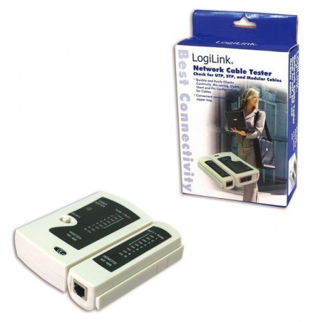 Logilink | Cable tester for RJ11, RJ12 and RJ45 with remote unit - 2